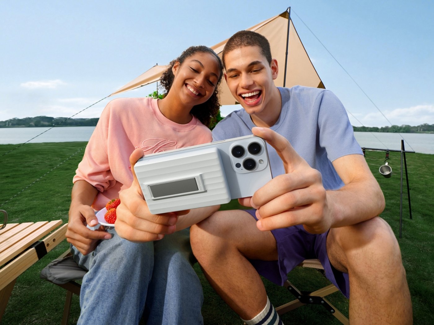 EcoFlow RAPID Magnetická Power Banka (10000 mAh) - bílá