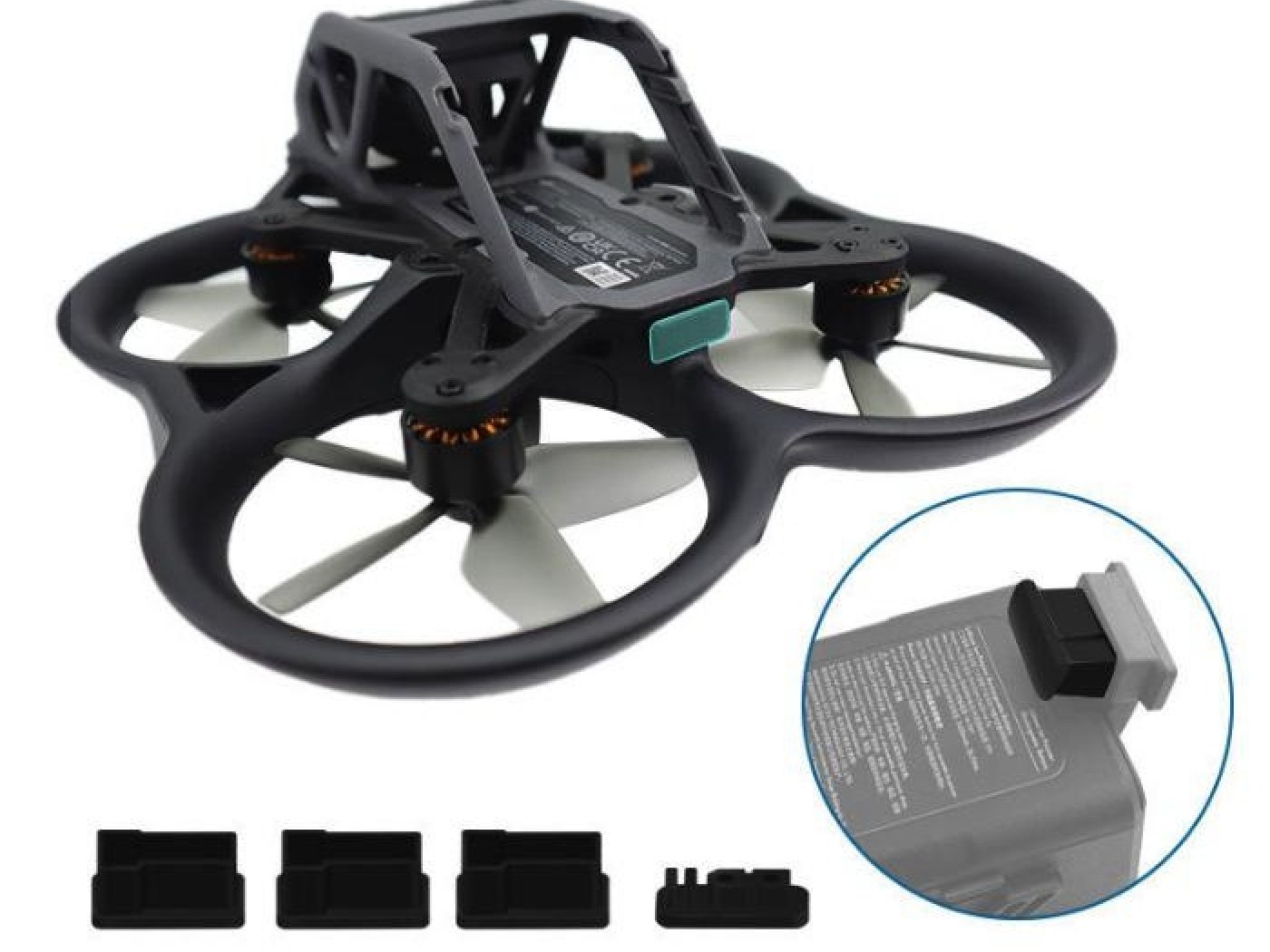 Silikonové kryty konektorů dronu DJI Avata (4 ks)