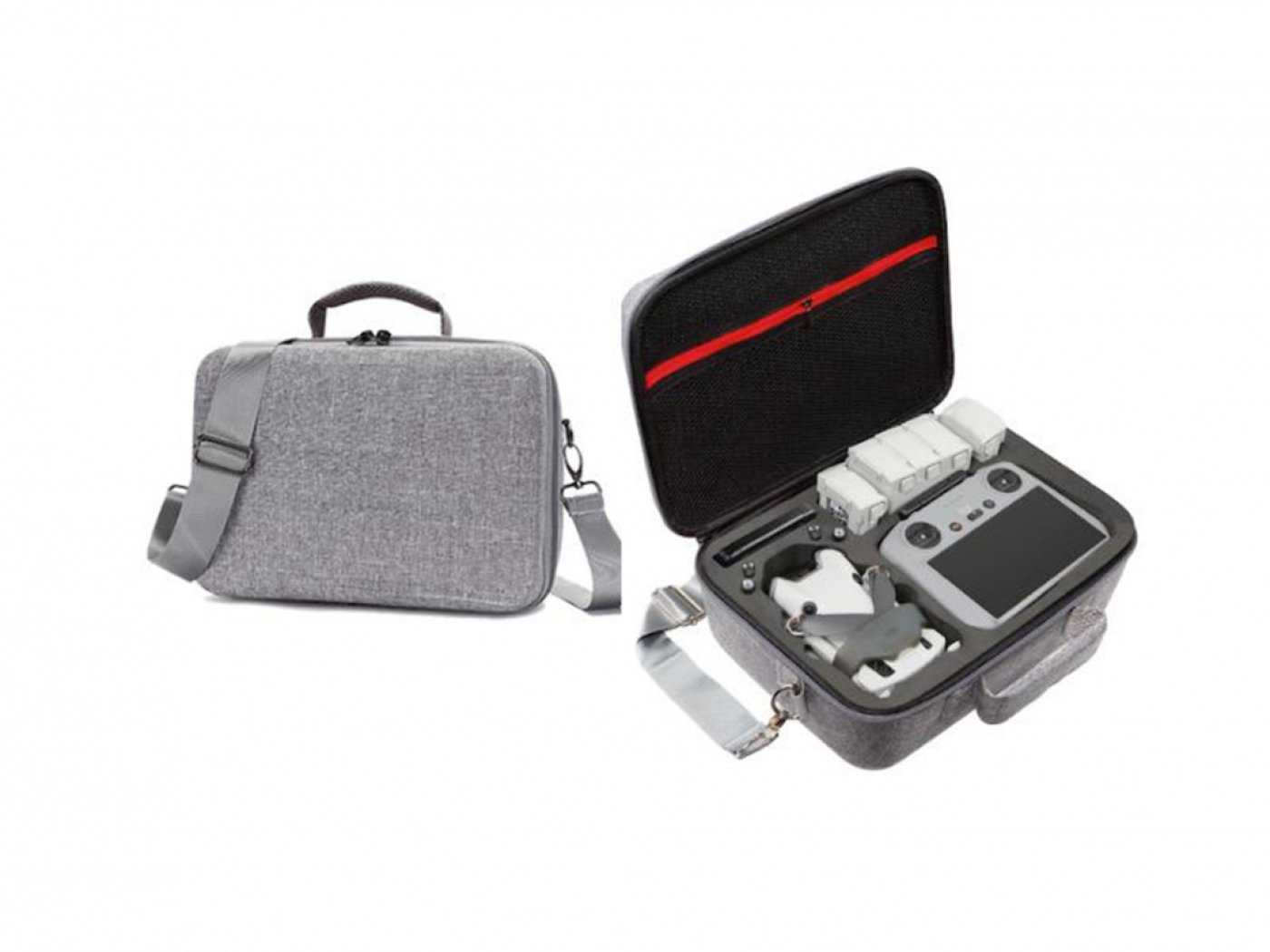 Šedé nylonové pouzdro na dron DJI Mini 4 Pro