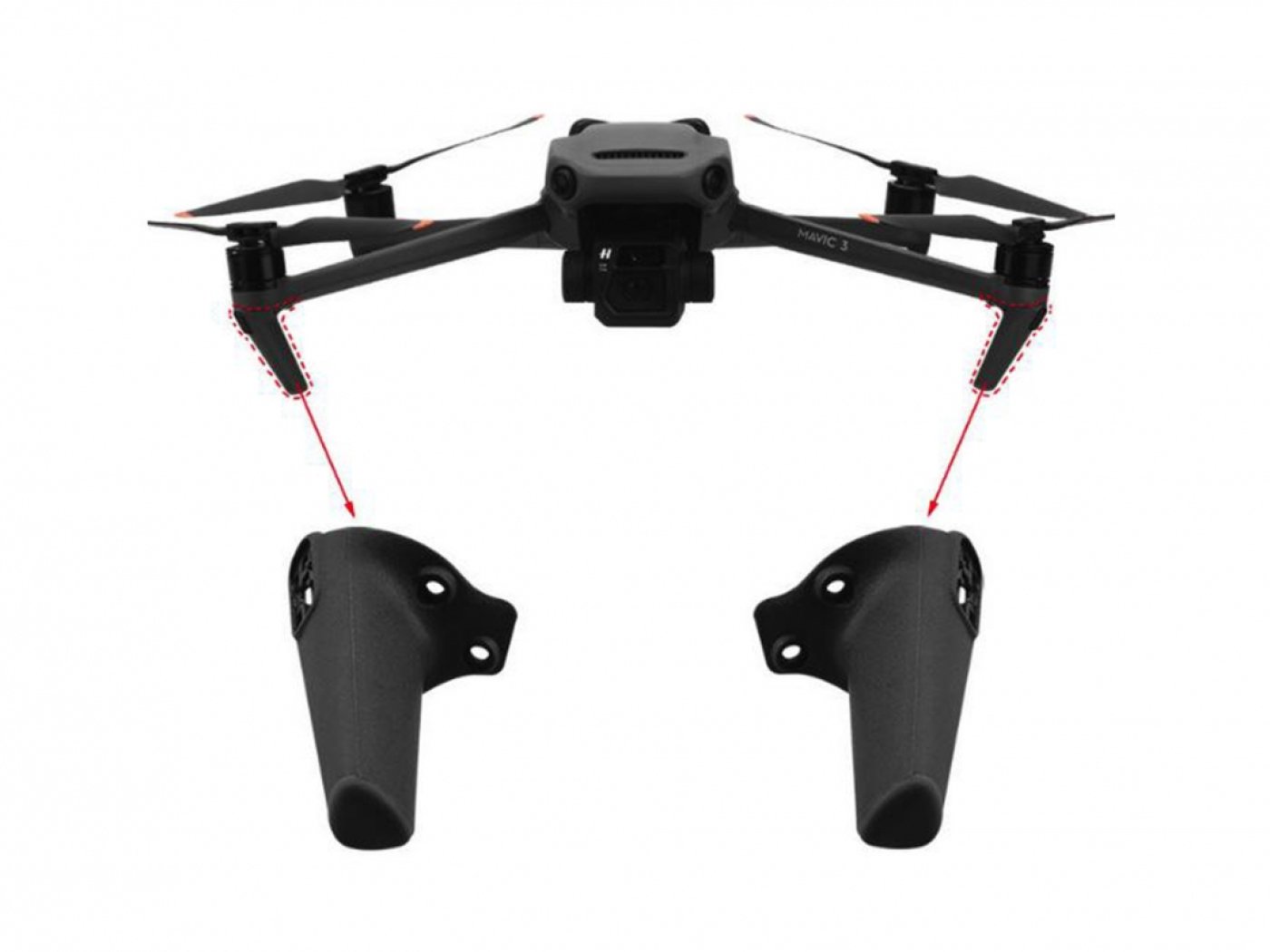 Náhradní přední přistávací nohy na dron DJI Mavic 3 / Mavic 3 Classic