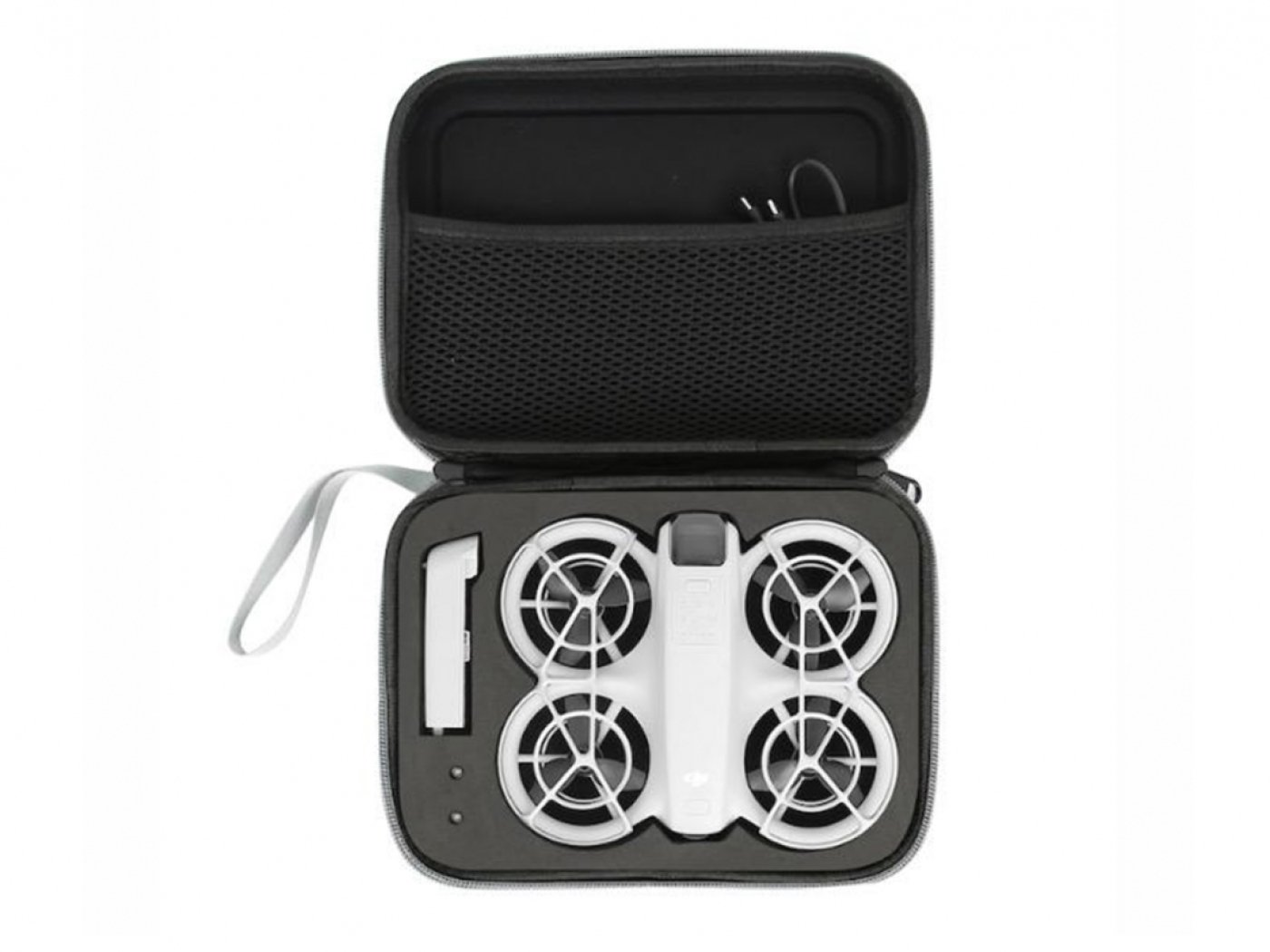 Malé šedé pouzdro na dron DJI Neo