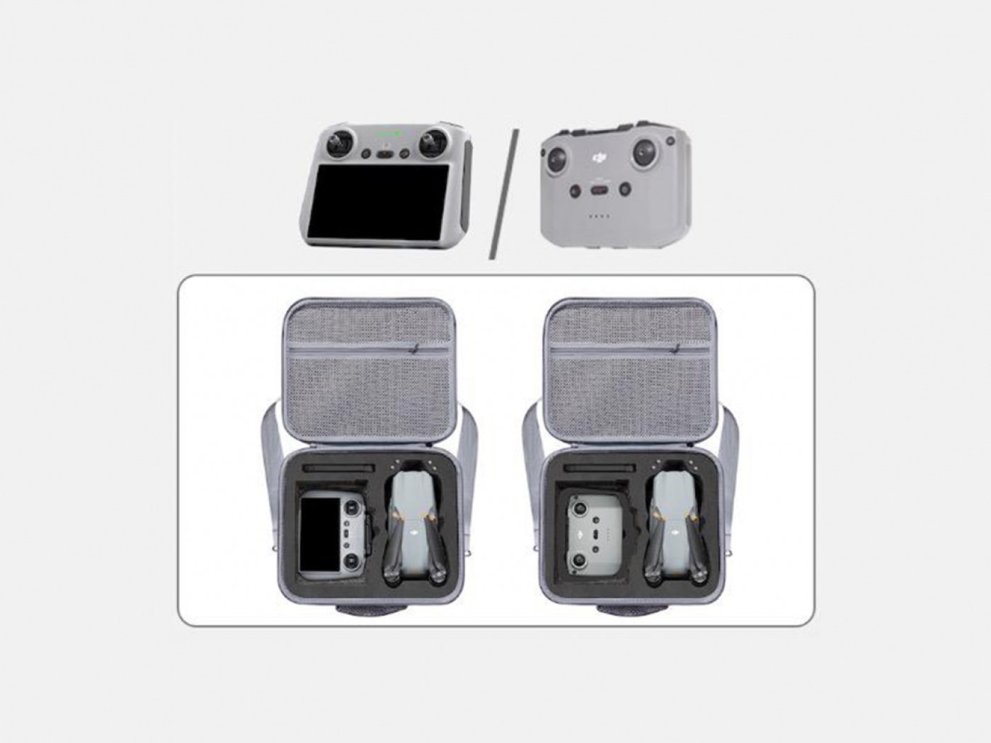 Šedé pouzdro na dron DJI Air 3